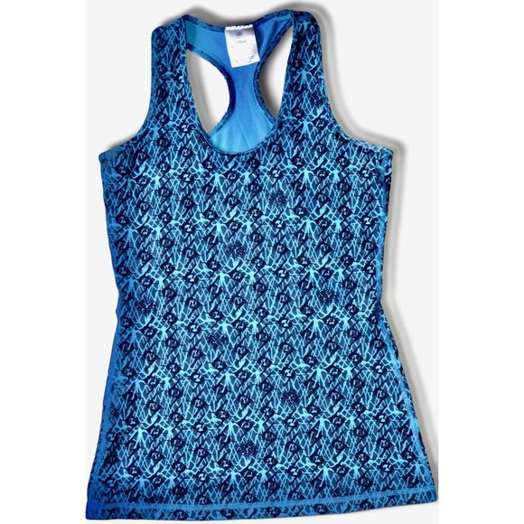 IVIVVA LULULEMON ATHLETICA Girls Tank Top Blue Disney Shake It Up Size 14 - Picture 1 of 9